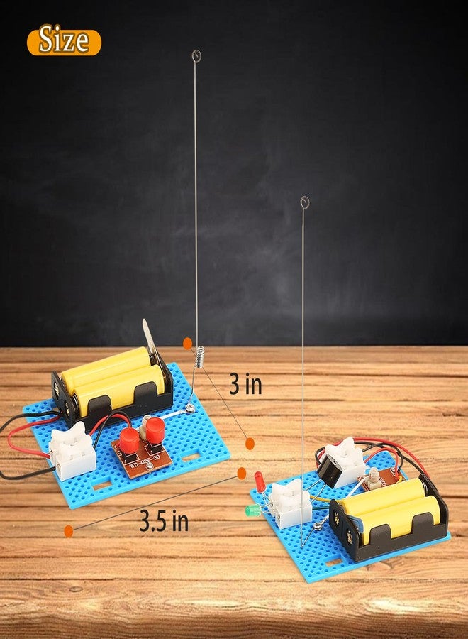 BeAndge 3 Set Telegraph STEM Kits Bulk, Science Kits for Kids Age 8-12, Engineering STEM Building Toys for Boys Ages 8-13, Crafts for Boys Girls 8-10, Build A Coding Robot 10-12 - Image 3